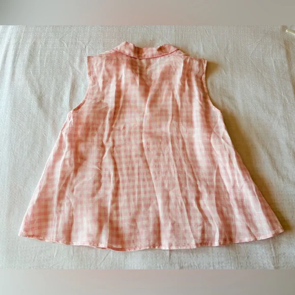 CP Shades Linen Gingham Top - Picture 12 of 12